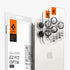AGL07163 - iPhone 15 Pro / 15 Pro Max Optik Pro Lens Protector in natural titanium showing the device
